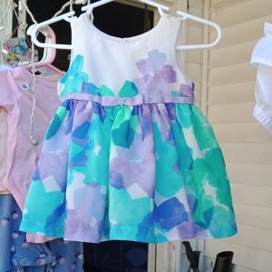 The children's place 0-3mths colorful dress